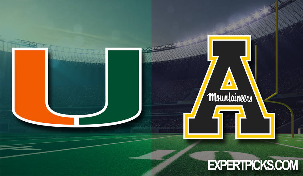 ncaa college football miami hurricanes appalachian state